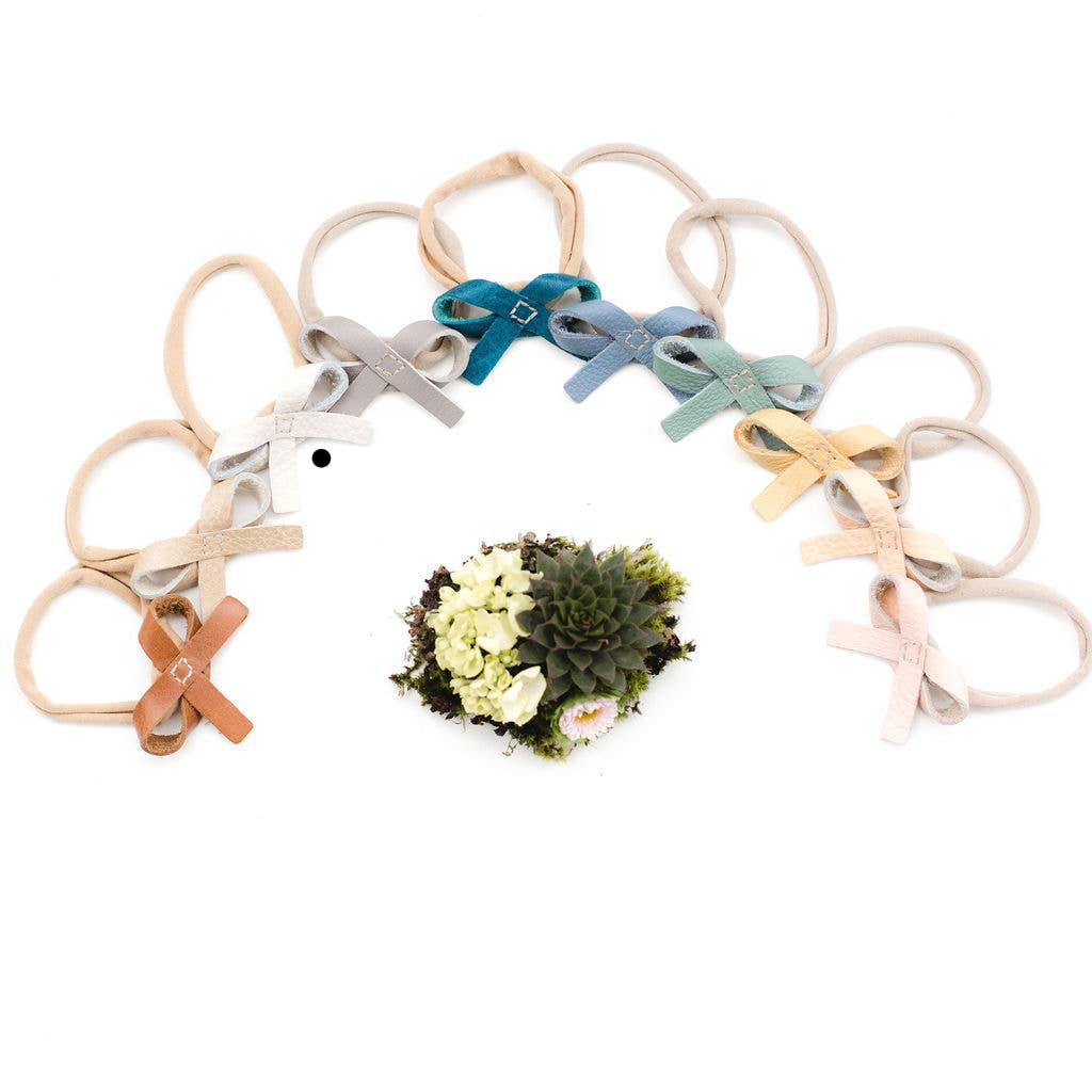 Ballet Bow Headband: Milk