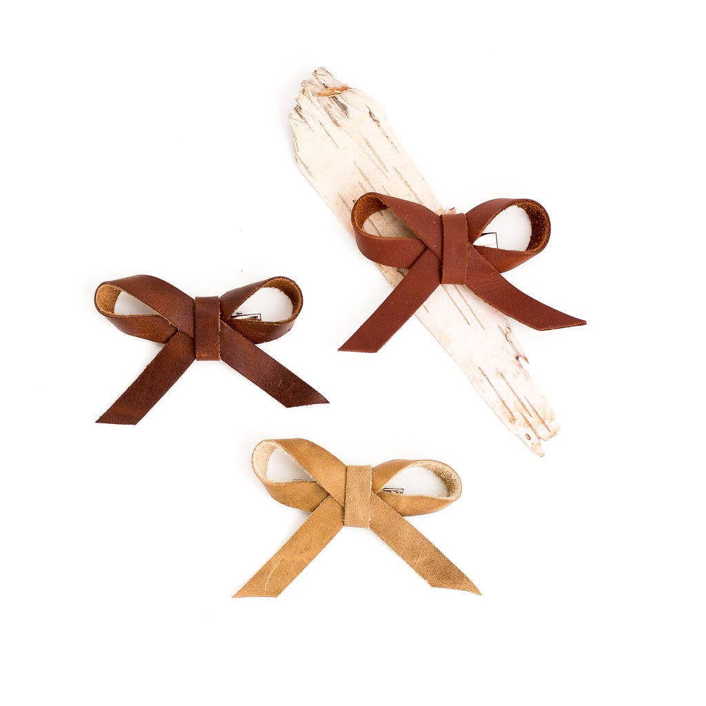 Large Ballet Bow Clip: Maple