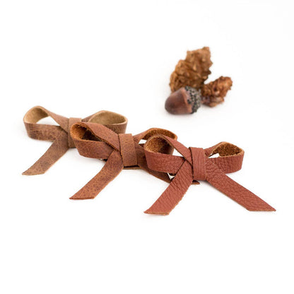 Large Ballet Bow Clip: Maple