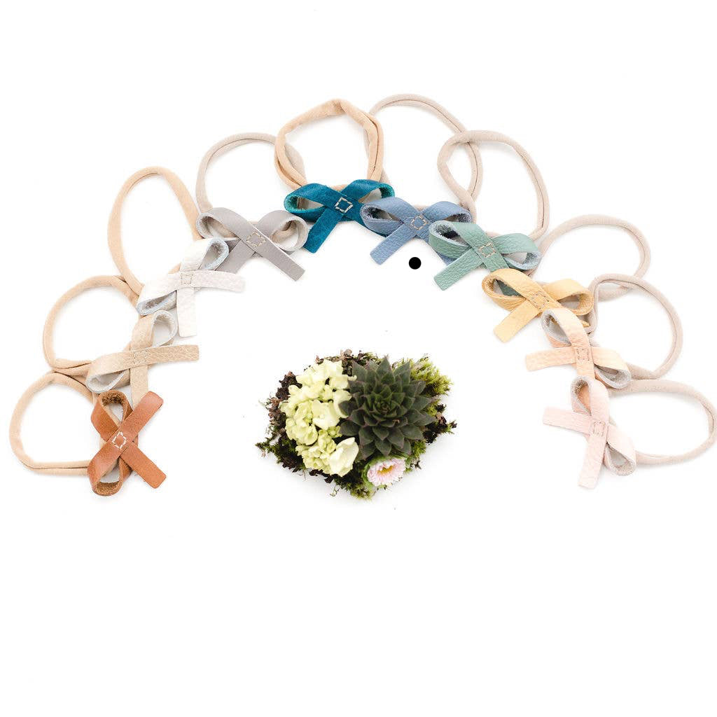 Ballet Bow Headband: Sky Blue