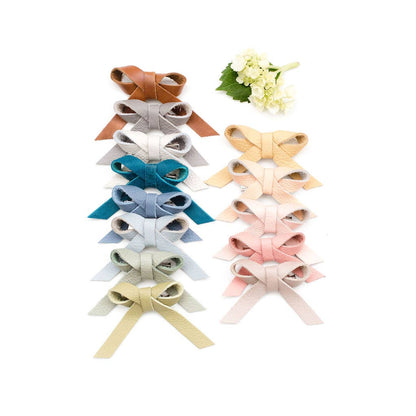 Large Ballet Bow Clip: Powder blue