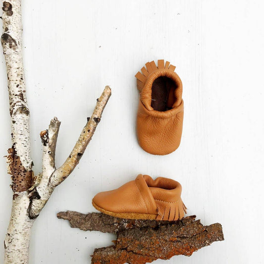 Camel Moccasins: 9M