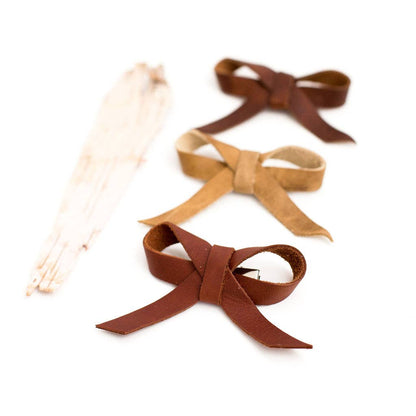 Large Ballet Bow Clip: Maple