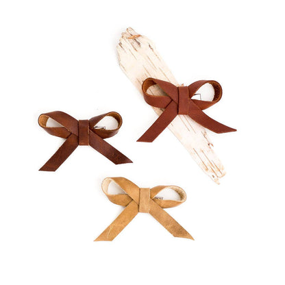 Large Ballet Bow Clip: Maple