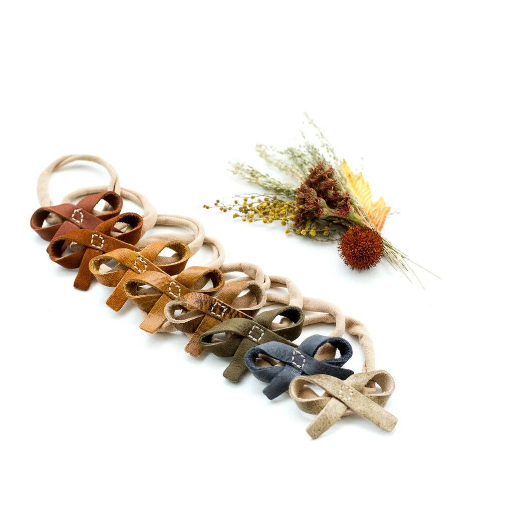 Ballet Bow Headbands: Caramel