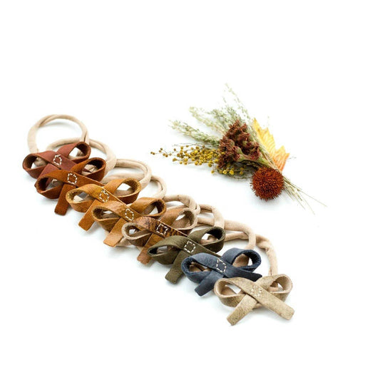 Ballet Bow Headbands: Caramel